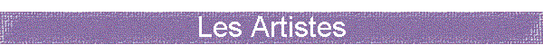 Les Artistes